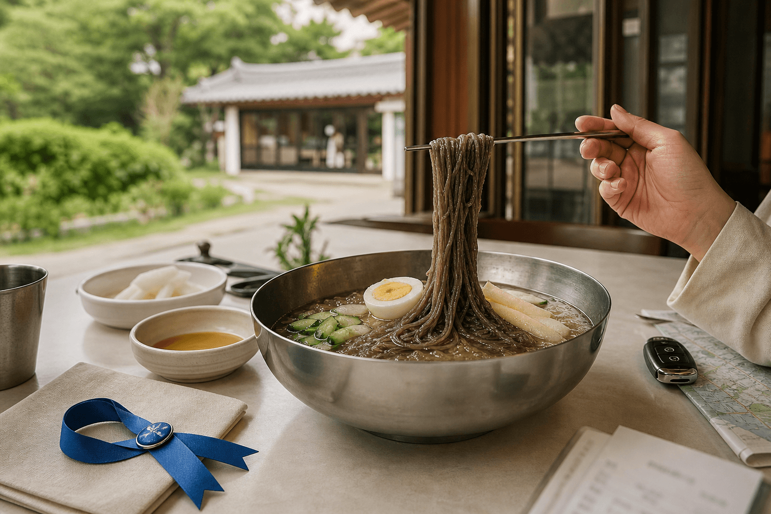 율곡수목원 맛집 후기 중 '면발이 독특하다'는 말이 왜 계속 나올까